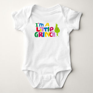 Ich bin ein kleines Grinch-Buntgrafik Baby Strampler