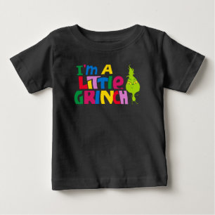 Ich bin ein kleines Grinch-Buntgrafik Baby T-shirt