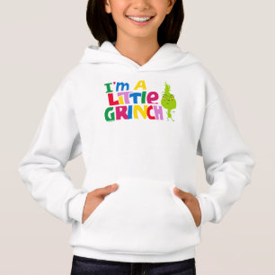 Ich bin ein kleines Grinch-Buntgrafik Hoodie