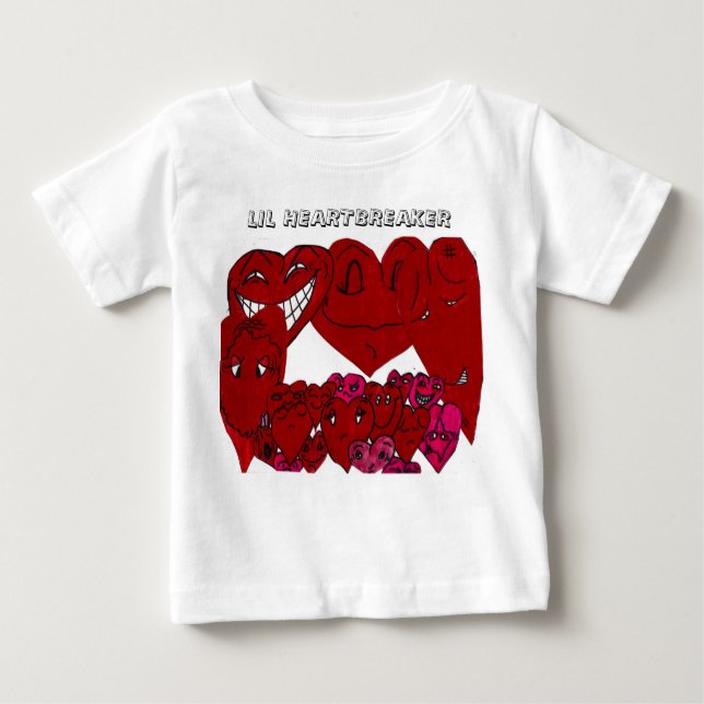 ICH BIN EIN KLEINES HEARTBREAKER-Baby-Shirt Baby T-shirt (Vorderseite)