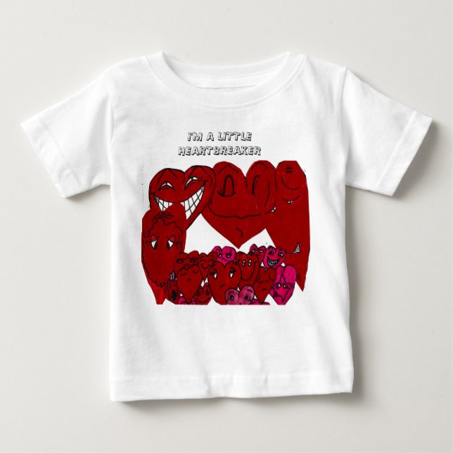 ICH BIN EIN KLEINES HEARTBREAKER-Baby-Shirt Baby T-shirt (Vorderseite)