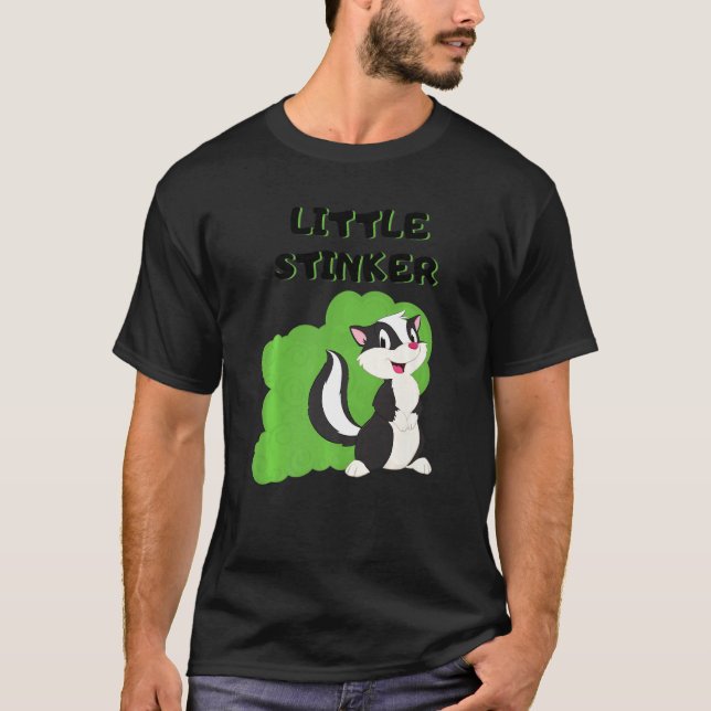 Ich bin ein kleines Stinker Skunk Sprichwort Sarca T-Shirt (Vorderseite)