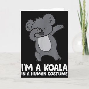 Ich bin ein Koala in einem menschlichen Kostüm Lus Karte