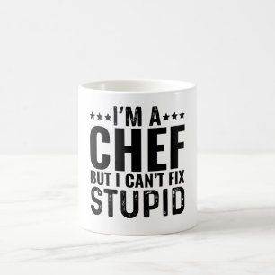 Ich bin ein Koch, aber ich kann keinen Dummkopf re Kaffeetasse