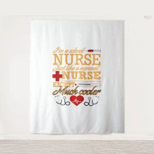 Ich bin ein Krankenpfleger im Shirt Wandteppich