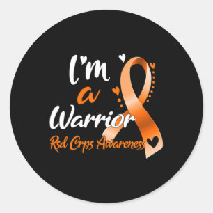 Ich bin ein Krieger-Rsd-Crps-Bewusstsein Runder Aufkleber