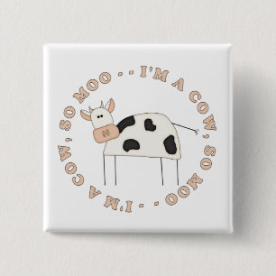 Ich bin ein Kuh T-Shirts und Geschenke Button