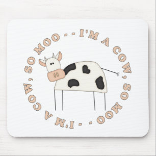 Ich bin ein Kuh T-Shirts und Geschenke Mousepad