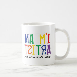 Ich bin ein Künstler (Tasse) Kaffeetasse