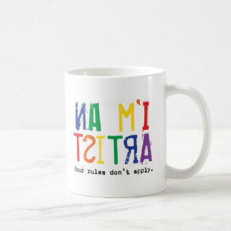 Ich bin ein Künstler (Tasse) Kaffeetasse