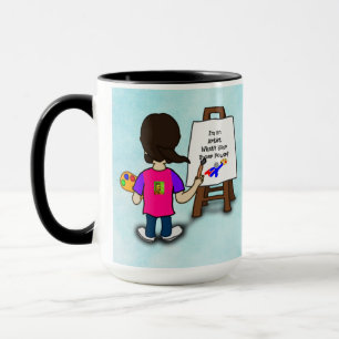 ICH BIN EIN KÜNSTLER. WAS IST DEINE SUPERKRAFT? TASSE