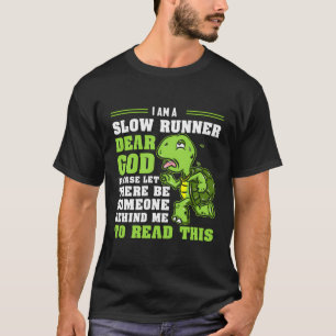 Ich bin ein Langläufer Turtle Funny Marathon Runni T-Shirt