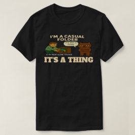 ICH BIN EIN LÄSSIGES ORDNER-GRAFIK-T-Shirt T-Shirt