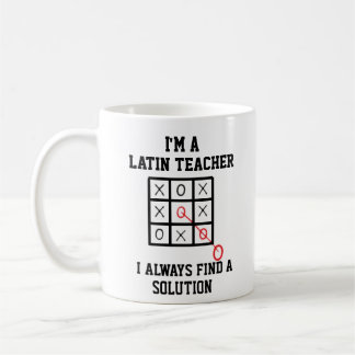 Ich bin ein lateinischer Lehrer und finde immer ei Kaffeetasse