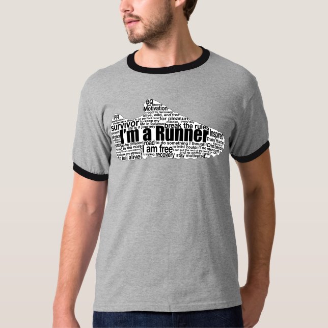 Ich bin ein Läufer T-Shirt (Vorderseite)