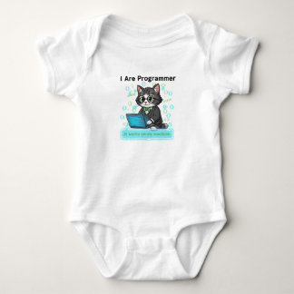 Ich bin ein launischer Katzenentwickler - Grafik Baby Strampler