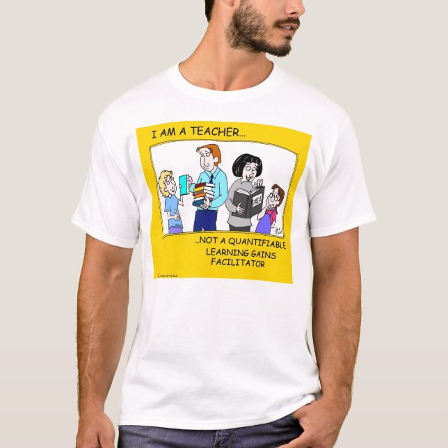 Ich bin ein Lehrer T-Shirt (Vorderseite)