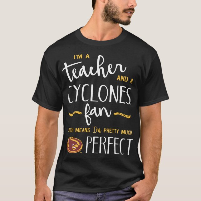 ich bin ein Lehrer und lockern Wirbelstürme T-Shirt (Vorderseite)