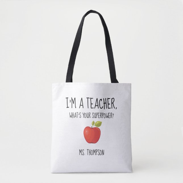 Ich bin ein Lehrer, was bin Ihre Supermacht? (Vorderseite)