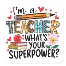 Ich bin ein Lehrer, was ist dein Superheld?