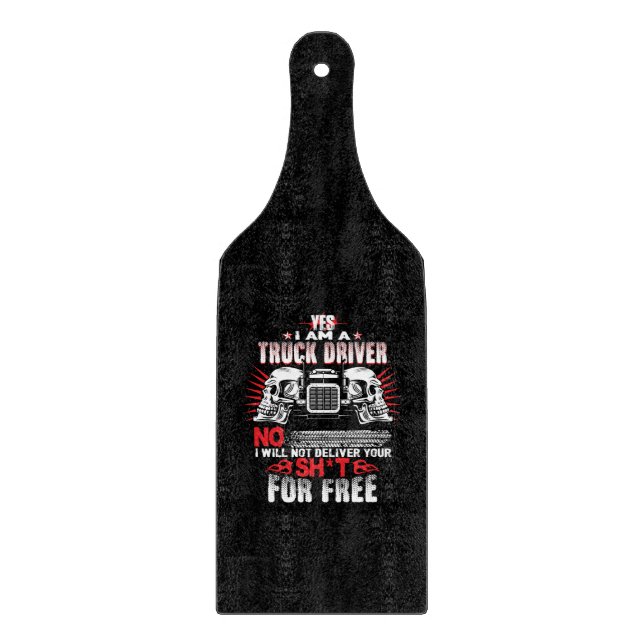 Ich bin ein LKW Schneidebrett (Vorderseite)