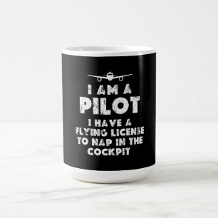 Ich bin ein lustiger Pilot Kaffeetasse