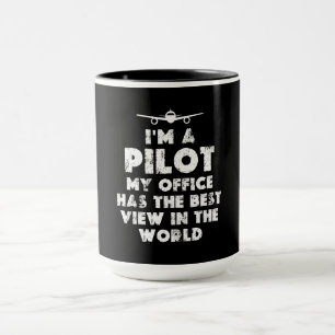 Ich bin ein lustiger Pilot Tasse