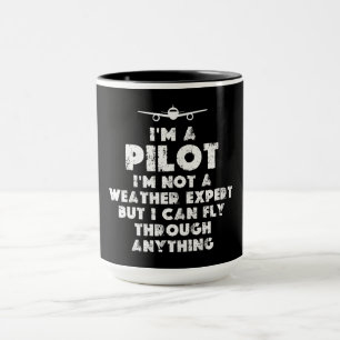Ich bin ein lustiger Pilot Tasse