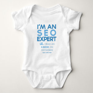 "Ich bin ein lustiger SEO Experte" Baby Strampler