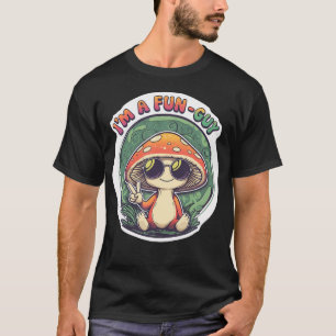 ICH BIN EIN Lustiger-Typ Süßer Pilz Wortspiel Retr T-Shirt