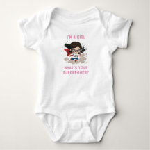 Ich bin ein Mädchen, was ist dein Superpower Baby 