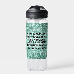 Ich bin ein Magnet für Reichtum-Affirmation Trinkflasche