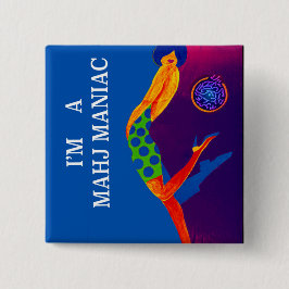 Ich bin ein Mahj Maniac-Button Button