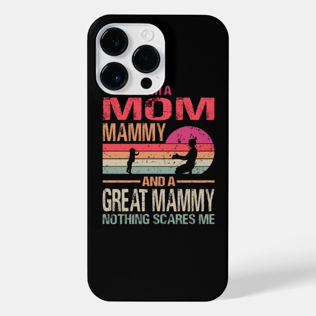 Ich bin ein Mama Mammy und ein tolles Mammy Nothin iPhone Hülle (Rückseite)