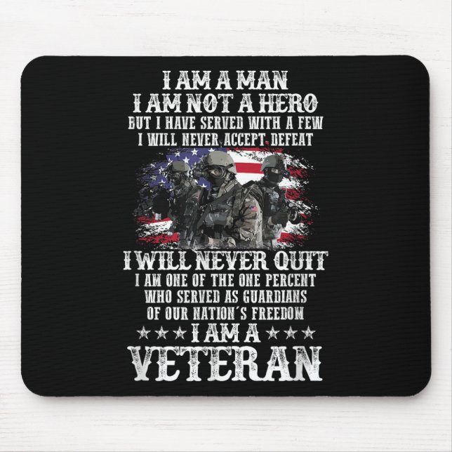 Ich bin ein Mann, den ich nicht hier bin, ich bin  Mousepad (Vorne)