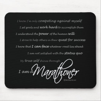 Ich bin ein Marathoner - Skript Mousepad