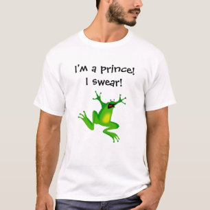 Ich bin ein Märchenprinz Lustiger grüner Frosch Ca T-Shirt