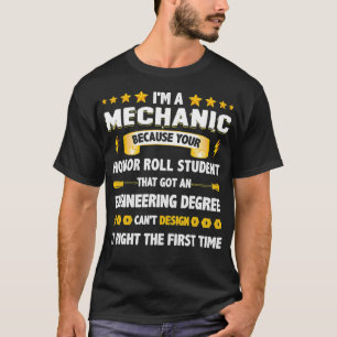 Ich bin ein Maschinenschüler, der ein Ingenieurwes T-Shirt