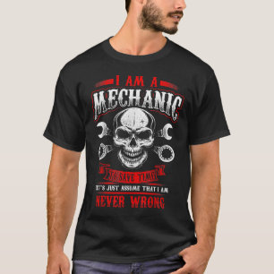Ich bin ein Mechaniker Lustiger Grease Monkey T-Shirt