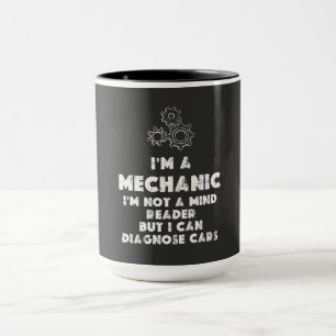 Ich bin ein mechanisches Funny Zitate Tasse