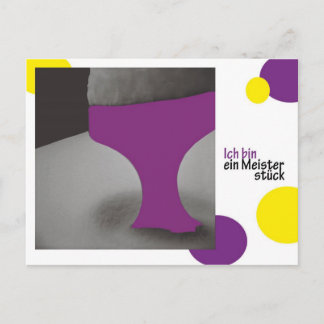 ich bin ein Meisterstueck Postkarte