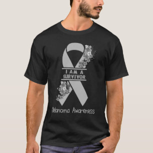 Ich bin ein Melanom-Überlebender Awareness T-Shirt