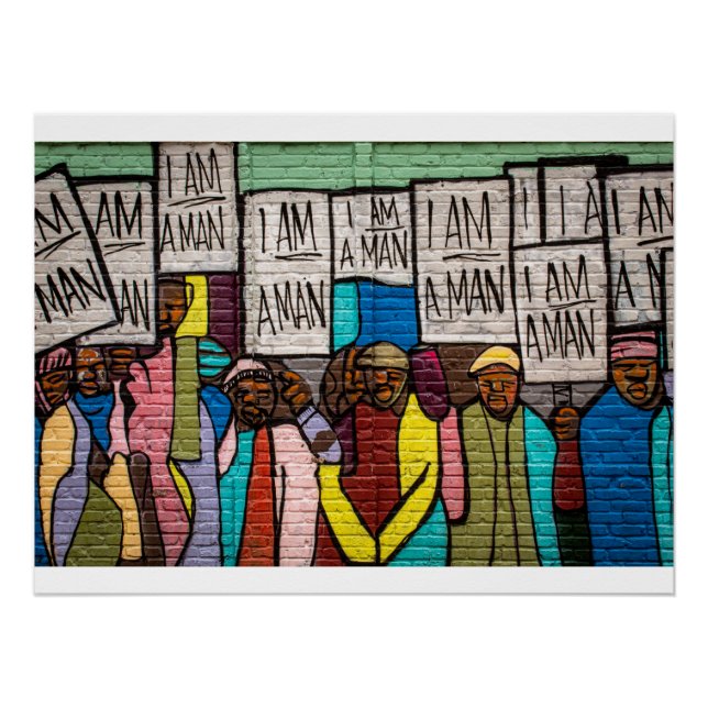 Ich bin ein Mensch Poster (Vorderseite)