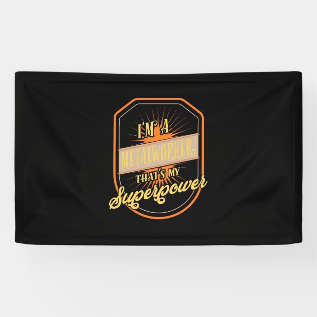 Ich bin ein Metallarbeiter Banner (Horizontal)