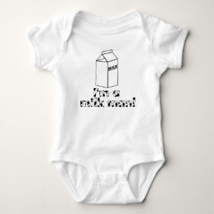 Ich bin ein Milchmann Baby Strampler
