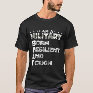 Ich bin ein militärischer Brat Veteran Soldat Mili T-Shirt