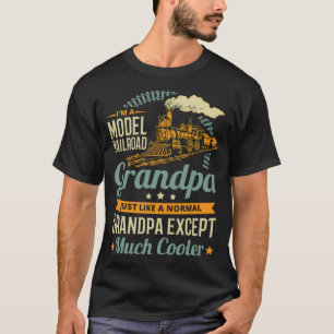 Ich bin ein Modell Eisenbahn Großbahnzug Eisenbahn T-Shirt