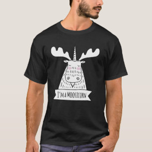 Ich bin ein Moosicorn süße Kuh Einhorn T-Shirt