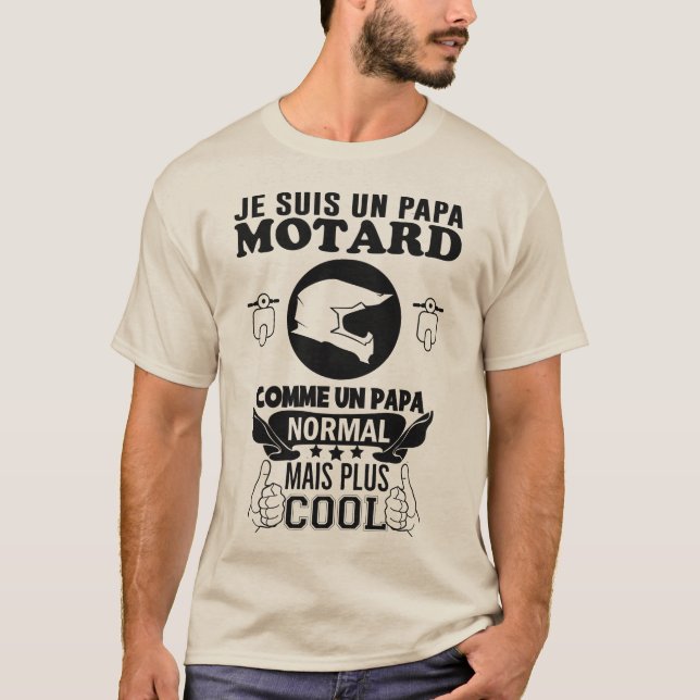Ich bin ein Motorrad-Daddy 1 T-Shirt (Vorderseite)