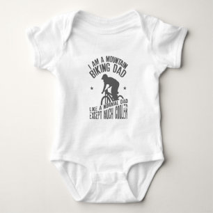 Ich bin ein Mountainbike-Vater Funny für Radfahre Baby Strampler